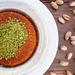 Kunafa with pistachio